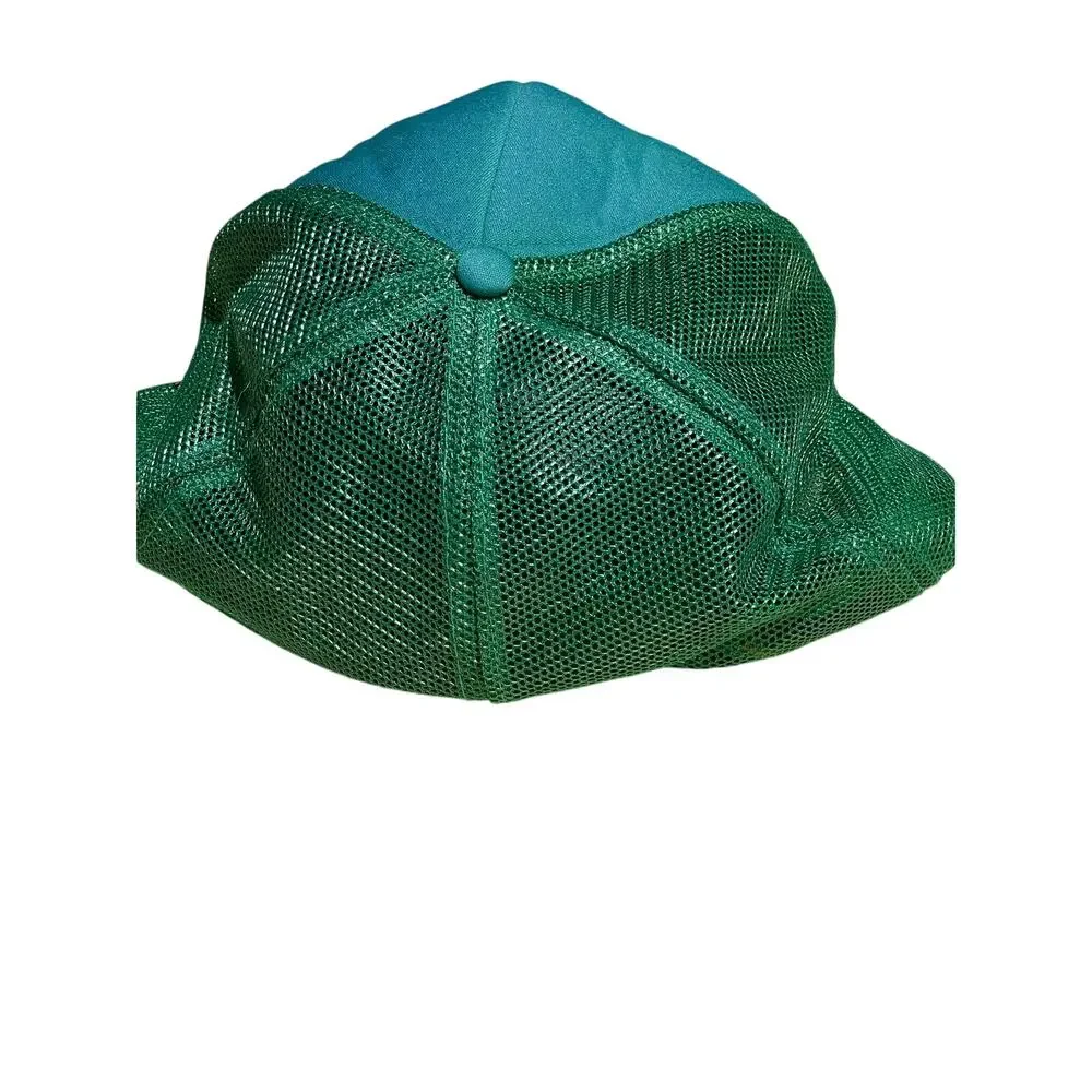 Vtg John deer trucker hat mesh OSFA SnapBack green yellow logo cap